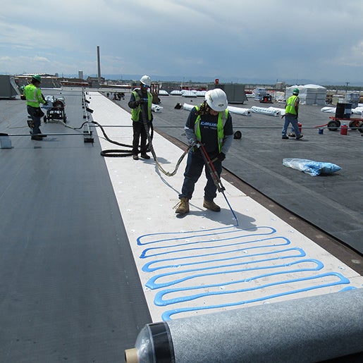 CARLISLE RAPID LOCK FLEECEBACK EPDM W/3"TAPE 115MIL 10'X 50'