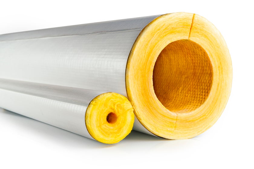 OC FG PIPE COVER W/ASJMAX/SSL 4"X 1" (48 FT/CT)