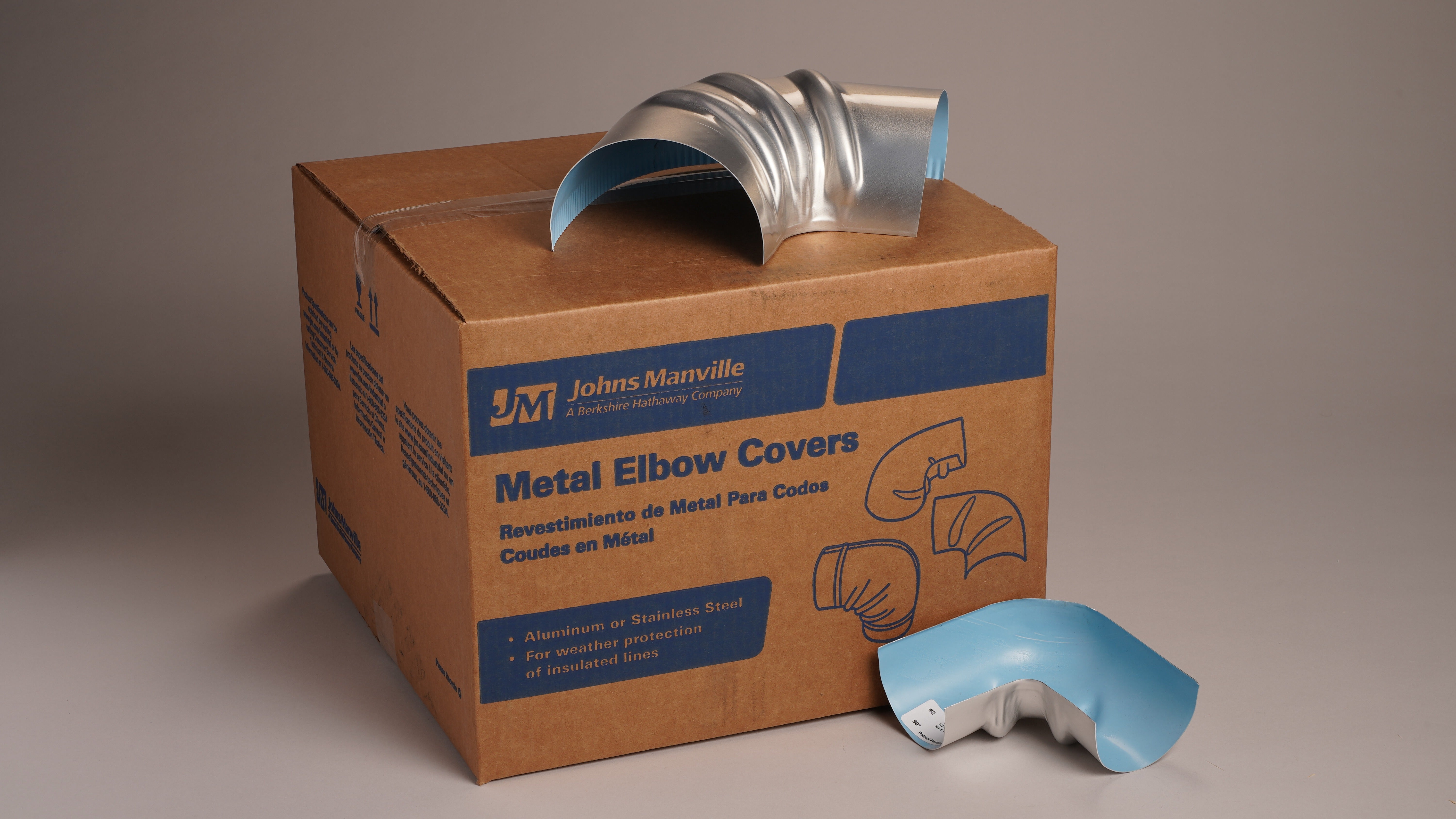 JM # 1 ELL-JAC ALUM 45 DEG ELBOW(3.0 OD)(50 PR/BX)