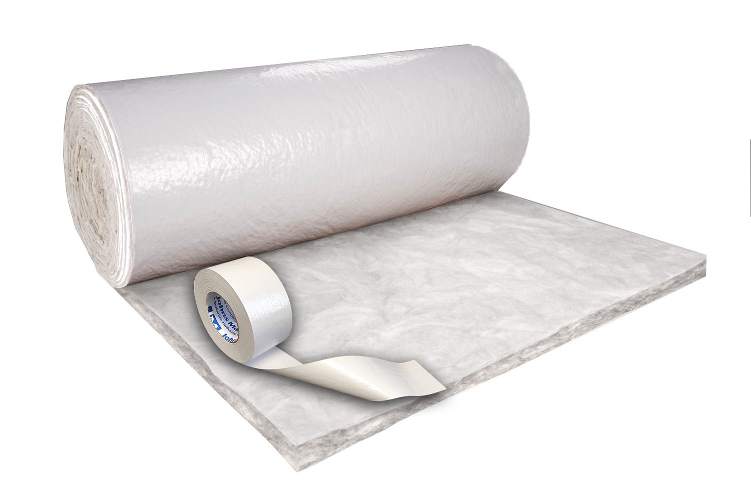 JM DUCT WRAP TYPE- 75 PSK WHITE 2-1/5"X48"X75'(R=6)(4RL/PK)