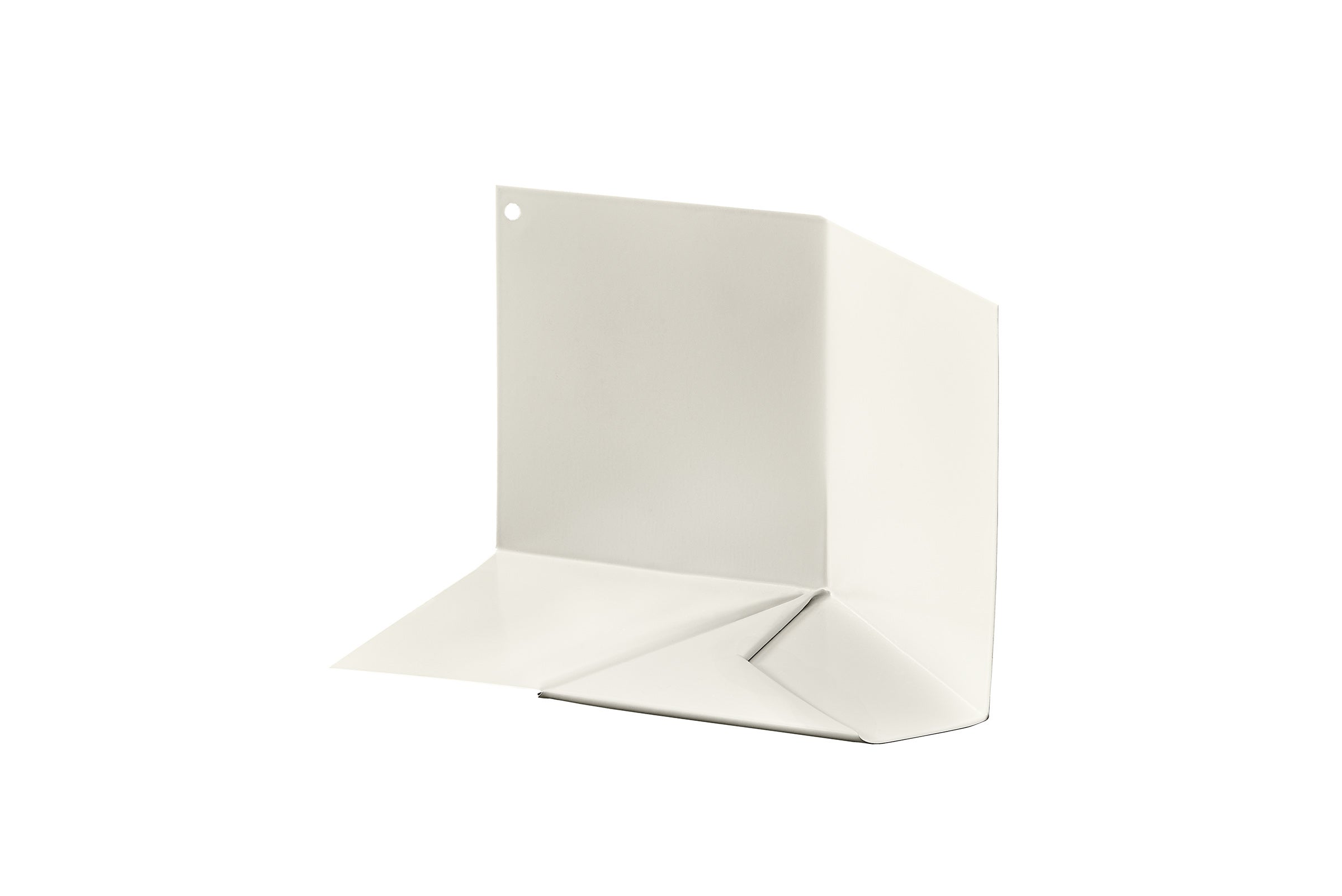 KICK OUT SHINGLE FLASH (RH) 4"X4"X8" WHITE (25) #31544-WH20