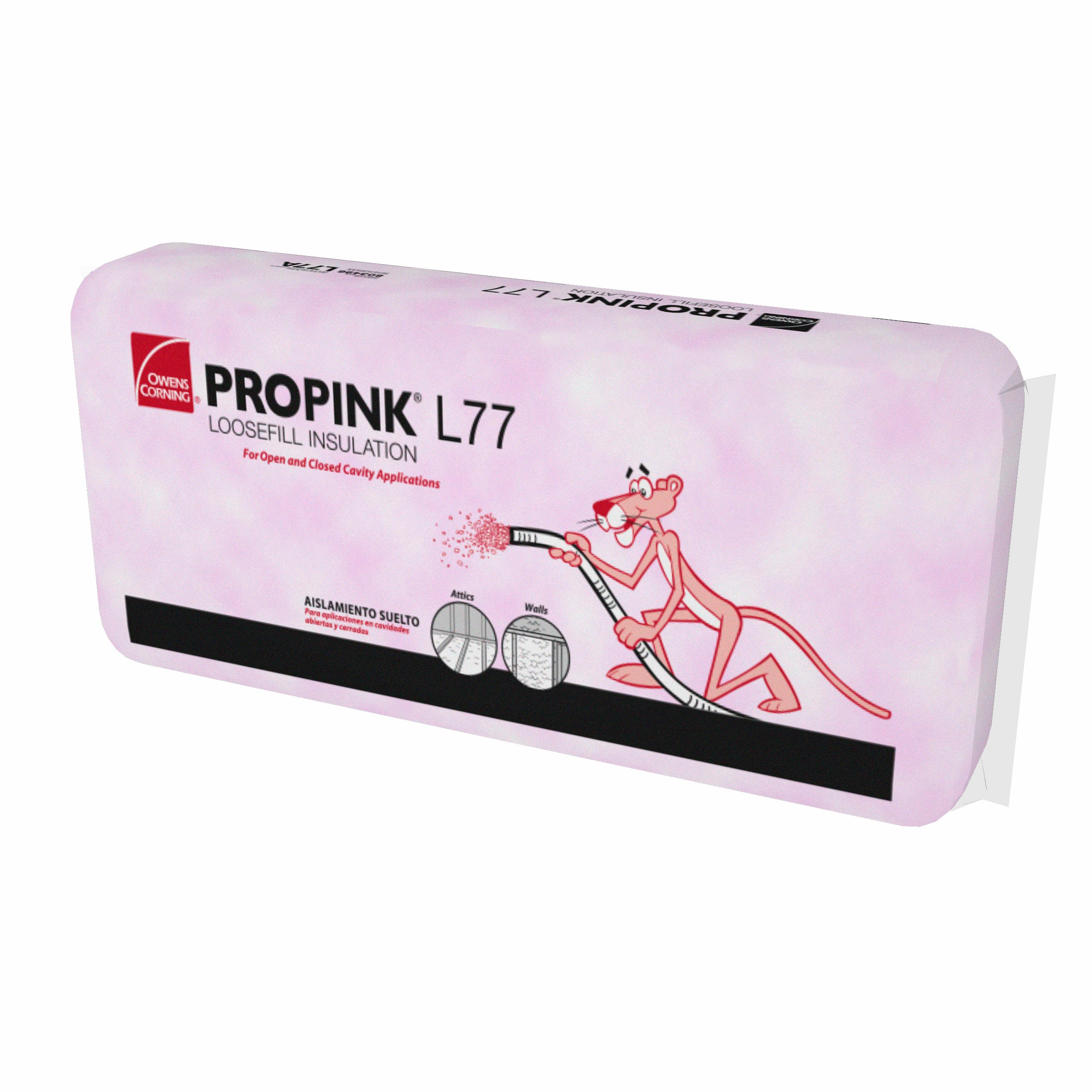 PRO PINK L77 BLOWN IN INSULATION 32# BAGS  (806922 L77S)