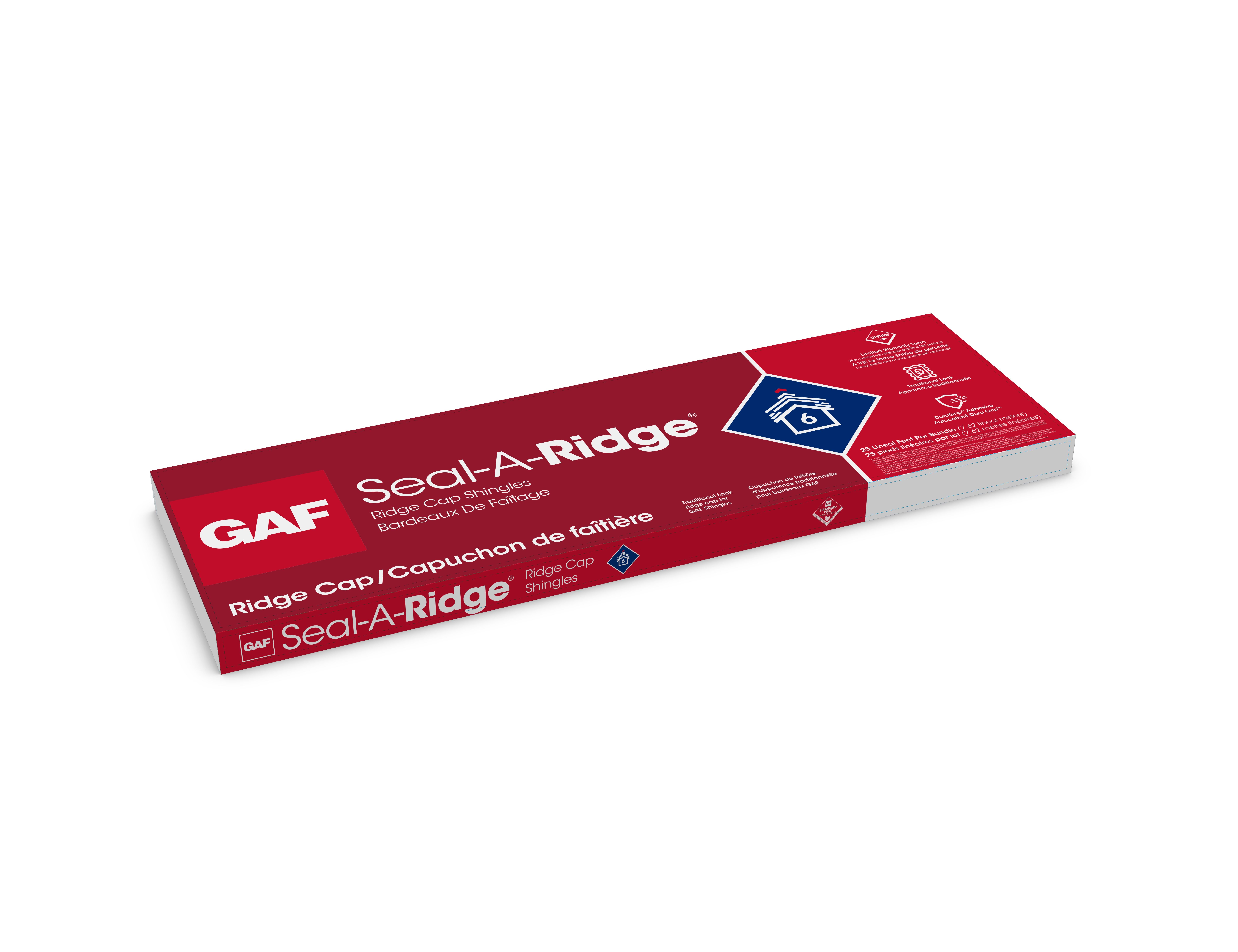 GAF SEAL-A-RIDGE 12" NANTUCKET MORNING (25 LF/BD) 52 BD/PLT