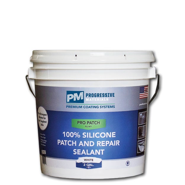 SILICONE PATCH REPAIR SEALANT WHITE 1-GAL #FG-401-1