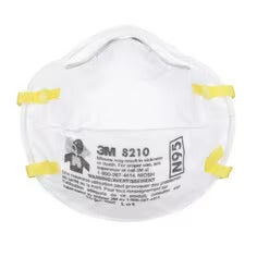 3M DUST MASK #8210 (20 MASK/BX) (8 BX/CASE)