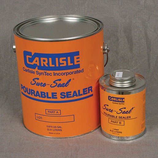 CARLISLE POURABLE SEALER-2-PART - BLACK (2 GA&PT/CT) 302084