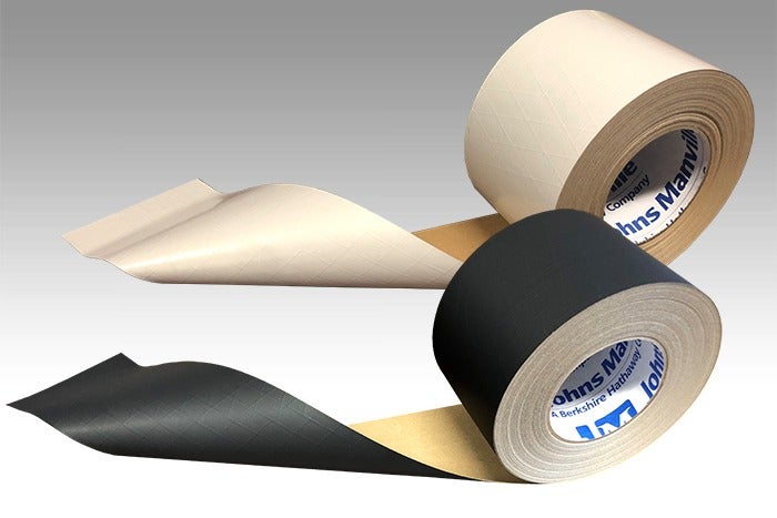 JM PSK TAPE WHITE 3.77"X 150' (12 RL/CT) #70006094