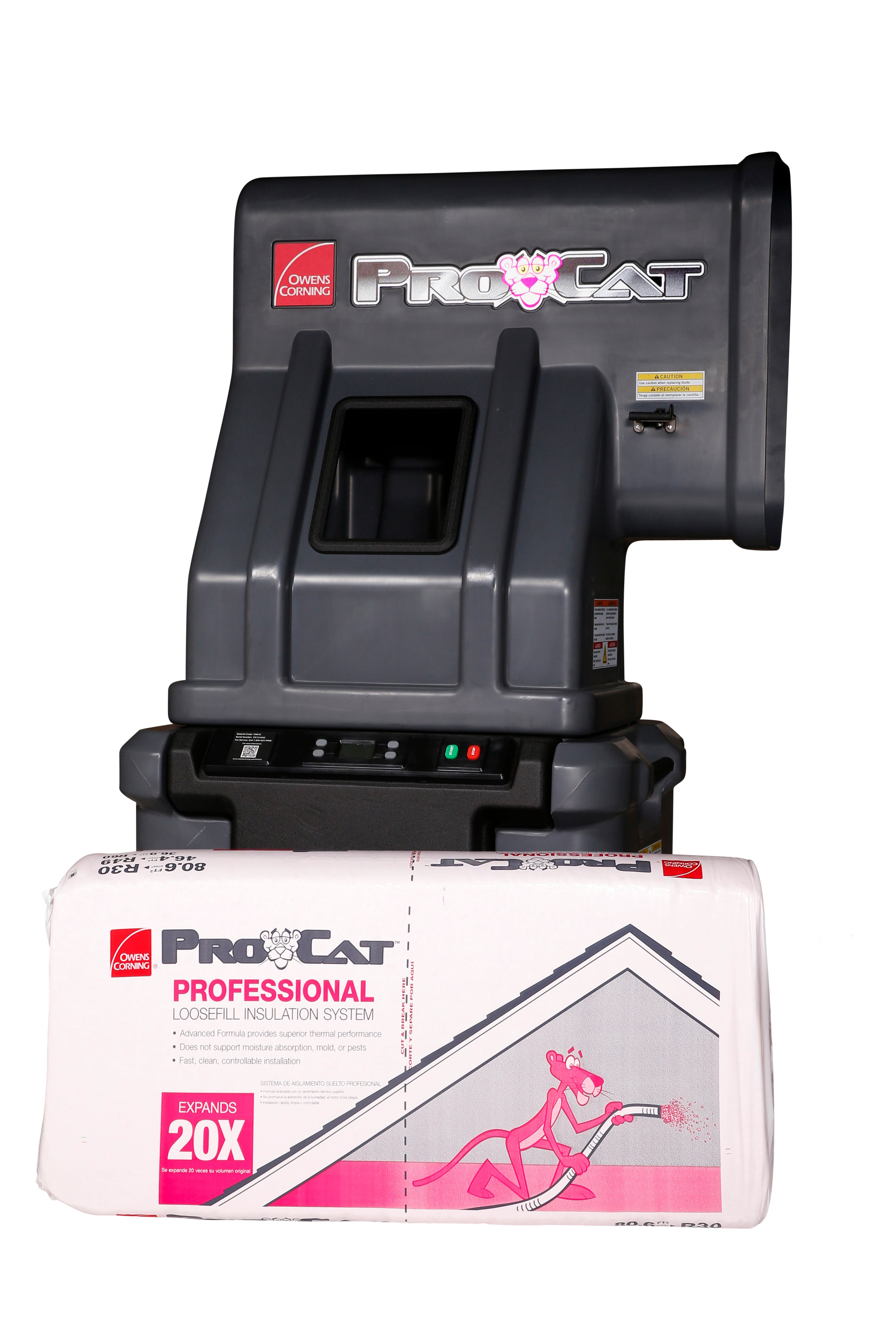 PROCAT BLOWN-IN INSULATION (33.5 LB/BG) (33 BG/SKID)#750865