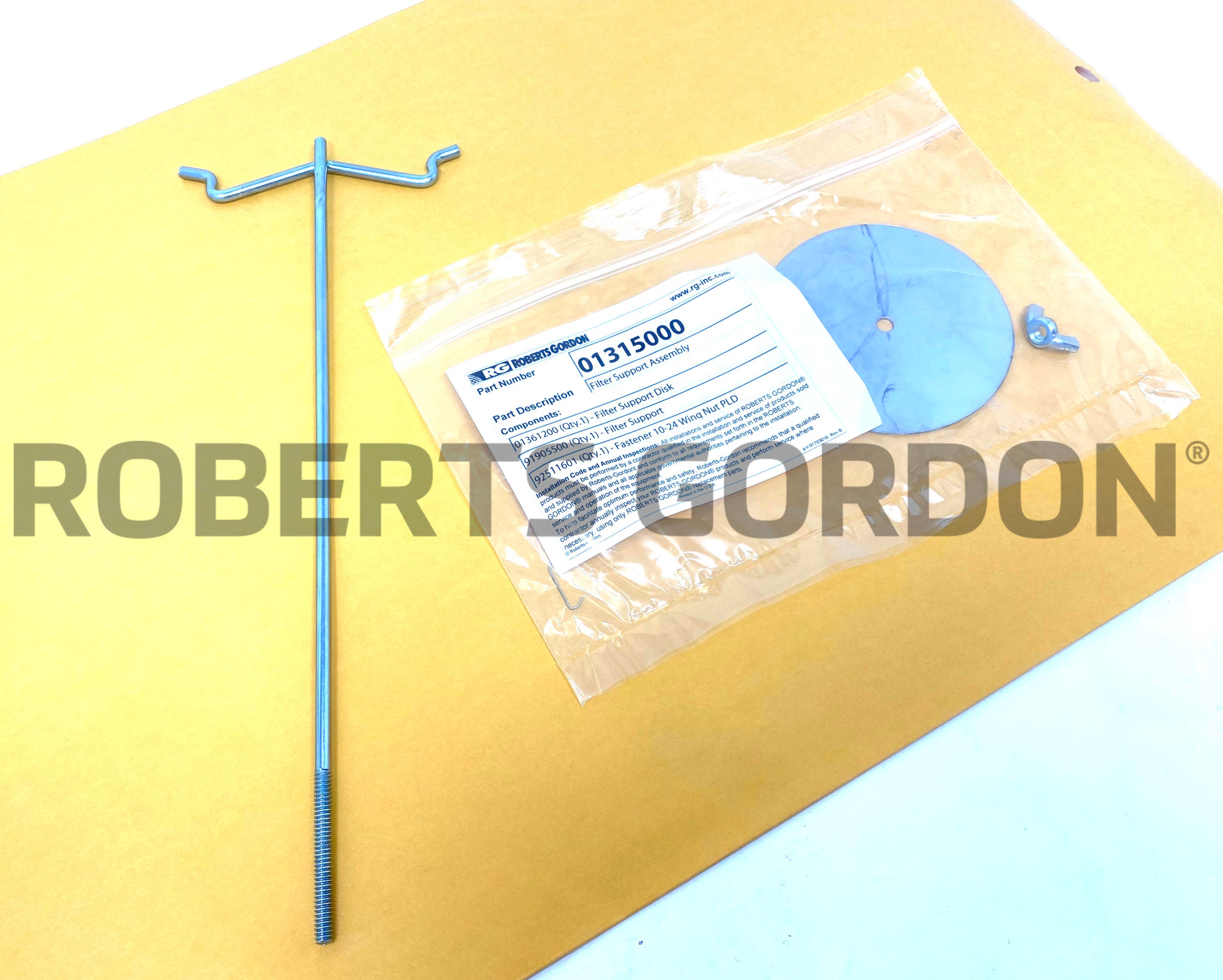 ROBERTS GORDON ASSEMBLY FILTER SUPPORT 01315000