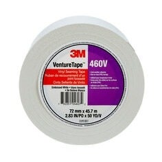 3M VENTURE TAPE #460V WHITE EMBOSSED VINYL 3"X150'(16 RL/CT)